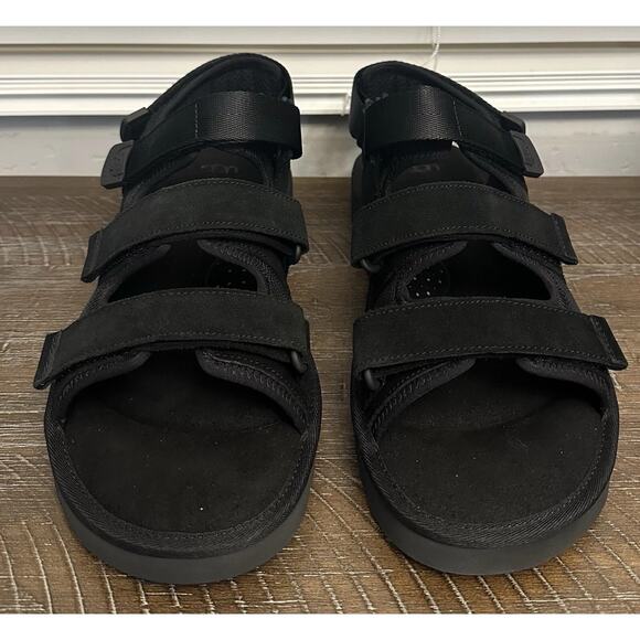 UGG Men\'s Goldencoast Multistrap Strap Black Suede Sandals 1153095 Size 11 New main image 6